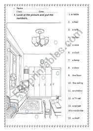 Of course, this is the room that will host your big celebrations: My Room Name The Furniture Esl Worksheet By Lucy Tykholiz