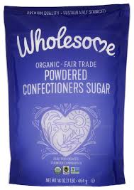 Amazon.com: Wholesome Sweeteners, Powdered Sugar, Fair Trade Organic, 1 lb  : Grocery & Gourmet Food
