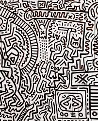 les noirs coloriage schtroumpf art primitif keith haring imprimer des pages de papillons gratuitement