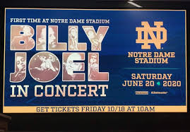 piano man billy joel set to perform at notre dame stadium in