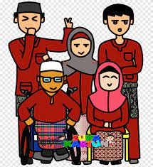 The comic characters are graphically designed by the cartoonist with putting. Eid Al Adha Holiday Cartoon Hari Raya Aidilfitri Child Friendship Png Pngegg