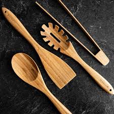 In order to bring our homes in harmony, we are increasingly looking for sustainable and safe products. Bamboo Reusable Cooking Utensils Set Of 4 Ola Bamboo Canada