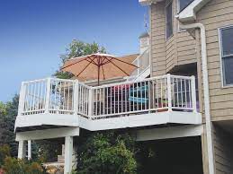 Menards aluminum railings aren't only perfect for decks, but for many more outdoor gathering areas. Williams Preassembled Powder Coated Aluminum Railing Panel At Menards