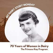 Since March is women's history month, I am proud to say that now a piece of  my dairy story is part of the 70 year legacy that is the Princess Kay  program.