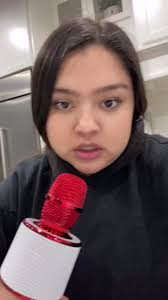 Kristen Cruz Singing 'Como La Flor' with Voice Effects and Microphone