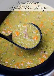 slow cooker split pea soup valerie s