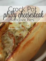 But i'm glad i was able to convert him! Cozy Crock Pot Philly Cheese Steaks