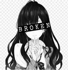 Unsplash has some of the most unique and creative anime backgrounds on the web, and each is free for all users thanks to our amazing. Animegirl Blackandwhite Greyscale Broken Depression Anime Brown Hair Girl Png Image With Transparent Background Toppng