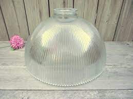 Rated 4.5 out of 5 stars. Industrial Holophane Glass Shade Pendant Light Globe Shade Ribbed Design Replacement Shade Large 16 Hanging Light With Ribbed Glass Schooner Chandlery