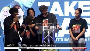 DJ Warras Warrick Stock memorial service is underway. His children ...