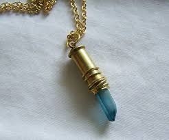 Aqua Aura Quartz Crystal Gold Wire Wrapped Bullet Jewelry Pendant The Aura Process Starts With Natural Quartz Cry Aqua Aura Quartz Aura Quartz Bullet Jewelry