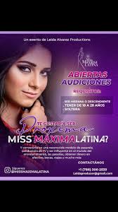El certamen de belleza @missmaximalatina abrió su casting virtual.  Participa y despierta la reina que hay en ti. Envía un vídeo casero donde  nos dices porque te gustaría ser Miss Máxima ...