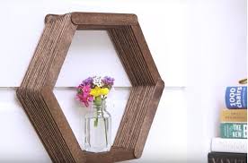 Cute & cool craft room. By Using Only Popsicle Sticks And Glue She Makes A Diy That Will Shock You Diy And Crafts Sewing Diy Projects For Teens Easy Diy Crafts