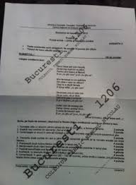 Subiecte Romana Bac 2012 Eminescu Blaga Si Un Eseu Ziarul National