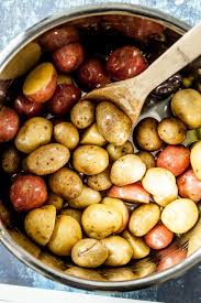 This is one of those recipes that comes so naturally, without much thought, that i didn't really think about sharing it. Instant Pot Baby Potatoes Chew Out Loud