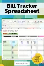 Download today to get your. Monthly Bill Tracker Excel File Finance Planner Money Planner Bill Organizer Finance Organizer Video Video In 2021 Finance Money Planner Student Loan Help