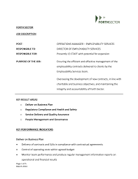 Business office manager job description business office managers work in small businesses, corporations, nonprofits, and government agencies. Operations Manager Employability Services