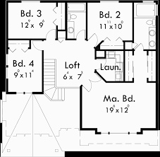 Modern house plan like dexter model is a 4 bedroom 2 story house featured by pinoyeplans. Two Story Craftsman Plan With 4 Bedrooms 40 Ft Wide X 40 Ft Deep