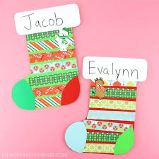 Add a few christmas décor to enhance the feel. Christmas Stocking Craft Easy Christmas Craft For Preschoolers