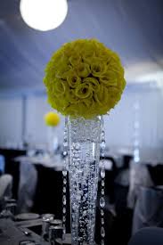 Items Similar To Yellow Pomander Kissing Ball Centerpiece On Etsy Flower Ball Centerpiece Wedding Centerpieces Flower Ball