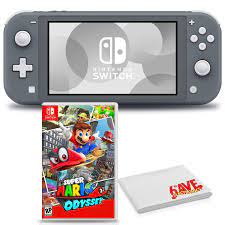 Play in creative mode with unlimited resources or mine deep into the world in survival mode, crafting weapons and armor to fend off dangerous mobs. Amazon Com Nintendo Switch Lite Gray Console Bundle With Super Mario Odyssey Game And 6ave Cleaning Cloth Video Games