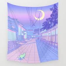 Kyoto Nights Wall Tapestry Society 6 Tapestry Tapestry Wall Tapestry