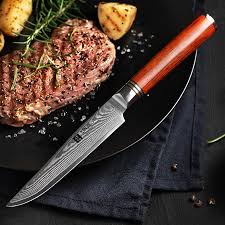 12″ damascus butchers cleaver chef's blank blade custom handmade damascus steel kitchen professional chef's butchers blank blade knife 1430. 5 Inch Professional Damascus Steel Kitchen Steak Knife Buy Steak Knife Steak Knife Set Steak Knives With Box Case Product On Alibaba Com