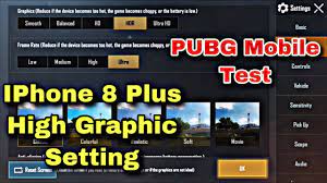 Test Pubg Mobile On Iphone 8 Plus With High Graphic Settings Youtube