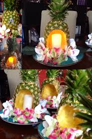 Their party will be way more exciting and more memorable than any other party. Homemade Pineapple Centerpieces For Luau Themed Party More Pics To Come Luau Birthday Party Luau Theme Party Hawaiin Party