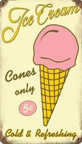Vintage Ice Cream Degustation De Glaces Glace Maison Cornet De Glace
