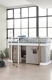 Constructed of solid pine and engineered wood, this durable loft bed is in a. Oliver Furniture Wood Low Loft Bed The Modern Nursery