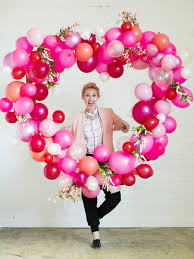 Globo de latex de 1m de diametro. Decorando Con Globos En San Valentin Tres Ideas