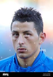 Ruhrstadion Bochum Germany 5.6.2004, Football: UEFA Under 21 European  Championships, Italy (blue) vs Portugal (red) ---- Angelo Palombo (ITA  Stock Photo