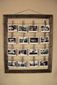 A Different Way To Display Photos Easy To Change Out Cerceve Fikirler Dekor