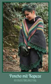 Gestrickt mit der wolle, die ich von talu.de geschenkt bekommen haben. Poncho Das Hakelkabinett