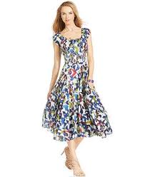 Grace Elements Cap Sleeve Printed Peasant Dress Dresses Women Macy S Womens Dresses Peasant Dress Dresses