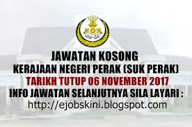 Jawatan kosong terkini di kwsp ~ mohon sebelum 28 oktober 2020. Jawatan Kosong Terkini Di Suk Perak 06 November 2017