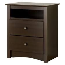 Target Fremont 2 Drawer Tall Night Table With Open Shelf Brown Tocador De Madera Muebles Para Recamara Puertas Interiores De Madera