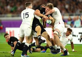 The first meeting between the two nations was on 2 december 1905. England Overthrow New Zealand To Make Rugby World Cup Final