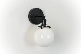 Black And White Vanity Light Globe Vanity Light Black Bathroom Lights Vanity Lighting Wall Lamp Wall Sconce Black And White Black Bathroom Light Vanity Lighting Black Bathroom