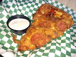 Image result for deep fried pizza