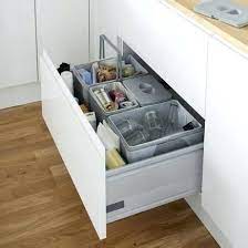 The wire storage basket medium size is 11(l) x 8.7(w) x 4.7(h) inch, 4 pack storage bins maximize the value and can be flexibly worked in various size cabinets and shelf, let your have a tidy and orderly kitchen, easy to find desired items from pantry and freezer as it's orderly and visible! Home Storage Bin Ideas Kitchen Recycling Recycling Bins Kitchen Recycled Kitchen