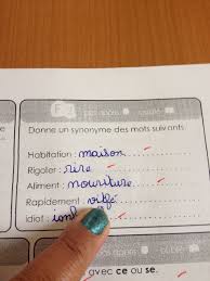 Synonyme Eleve