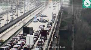 I 480 Westbound Partially Blocked Due To Crash