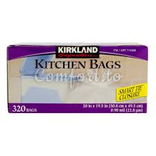 Check spelling or type a new query. Kirkland Kitchen Garbage Bags 320 Bags Comfort To