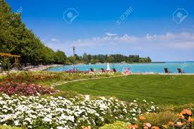 At balaton sound you'll find a relax spot and party place in one! Balaton Strand Und Blumengarten In Balatonfured Ungarn