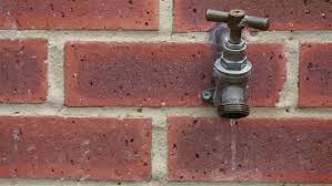High winds cause my 20 year old brick home to leak water through the reduced cement volume in the head joints. Outside Tap Leaking Water Drips Stock Footage Video 100 Royalty Free 10779827 Shutterstock