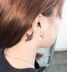 You can get everything you like for a tattoo behind the ear, from stars, moon to flowers, or music notes. 35 Minimalists Behind The Ear Tattoo Ideas Trendy Designs