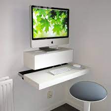 Click this link to view the original instructions for how to assemble this desk, since drilling is required. Computer Laptop Desk Ikea Ludvig With Cable Compartment Ikea Hack Suitable Ebay Diy Computer Desk Ikea Computer Desk Small Computer Desk Ikea