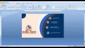 I used a blank document to teach you how you can make an index card without using a template from microsoft word once you have opened the blank document. How To Make Business Card Design In Ms Word Visiting Card Design In Ms Word Youtube